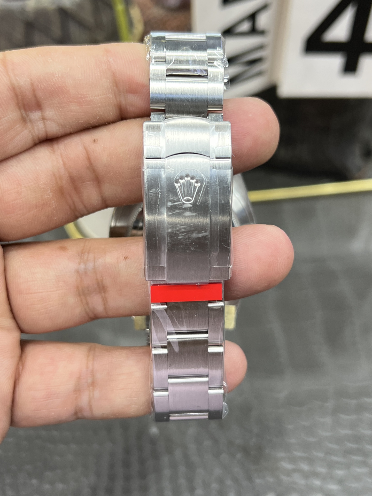 Rolex Oyster Perpetual Replica / 36mm Red Dial / Powered by Shanghai 3230 Automatic Mechanical Movement - Image 8