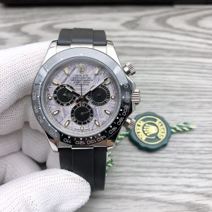 Rolex New Meteorite Dial 🎮 Daytona Chronograph Watch 904L Steel Ice-Blue Luminescent Hands and Markers Scratch-Resistant Ceramic Tachymeter Bezel Engraved English Markings on Inner Bezel Screw-Down Crown and Pushers 🎮 Game Features 7750 Automatic Mechanical Chronograph Movement Highly Efficient, Precise, and Stable Case Diameter: 40mm