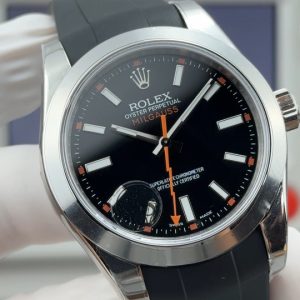 VS Magnetic Series "Lightning" Green Dial, Blue Dial, Black Dial, White Dial, Digital Dial VS Factory, ROLEX Milgauss Series, 🏅️ Triple-Code Authentication, NFC-Enabled! Quality Guaranteed!116400 Lightning Hands, Green Crystal, White Crystal - 904L Highest Version! Blue Dial, Green Dial, White Dial, Black Dial, Digital Dial! Anti-Magnetic Double Case Back! ✅✅✅ Synchronized green sapphire crystal, custom solid-core 3131 integrated movement. Dimensions: 40mm. Oystersteel forged steel case. 📸 Crafted from 904L steel—a superalloy widely used in high-tech, aerospace, and chemical industries, ensuring exceptional corrosion resistance.Oystersteel is exceptionally durable and polishable, maintaining its aesthetic integrity even in extreme environments. The electroluminescent blue dial, paired with green sapphire crystal and the iconic lightning-shaped seconds hand, creates a striking visual harmony.Rolex Milgauss—A Tribute to Science! Authenticity verified by watch ⌚️ code 6R9999V6 (three codes match), clasp code 1JR, includes NFC card. Genuine VS Factory replica, shipped with actual photos. 🎁 Ultimate luxury gift recommendation💥 Authentic VS Factory quality📷