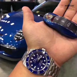 The Rolex Blue Submariner—its looks have always been so stunning.