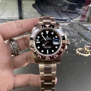 Customer-Ordered Rolex GMT-Master II Full 18K Rose Gold Case Thick Gold Plating, Radiant Gold Finish Detailed Sharing (Market-Available South African Genuine Diamond Setting in 18K Gold 24K Gold Plating Effect: Achieves K-Gold Appearance at Minimal Cost Genuine Gold Surface Coating Never Fades) Actual Shipping Photos