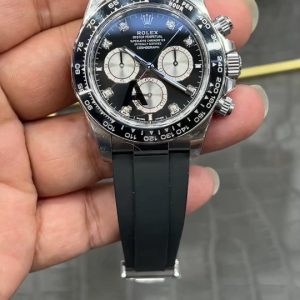 Vs Rolex Daytona Series / 40mm Black Dial with Balance Weight Version 138g / Powered by Dandong 4131 Automatic Chronograph Mechanical Movement