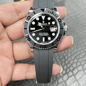 CVS Rolex Yacht-Master Series / 42mm White Gold Yacht-Master / Shanghai Movement Modified to Dandong 3235 Automatic Mechanical