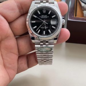 Rolex Datejust Series / 41mm Black Datejust / Shanghai-modified Dandong 3235 Automatic Mechanical Movement