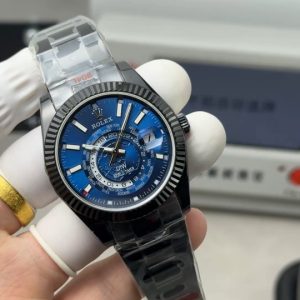 Rolex Sky-Dweller Series: Diw Custom Edition, /40mm/9.5mm thickness, equipped with imported automatic mechanical movement + deck/dual time zone