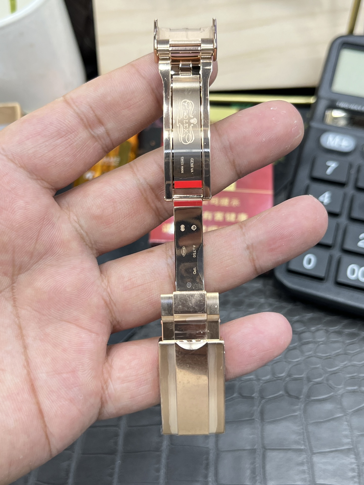 Rolex Yacht-Master Rose Gold / 40mm Rubber Strap / Shanghai Movement Modified to Dandong 3235 Automatic Mechanical - Image 8