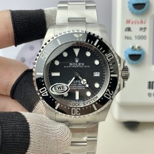 EWE 2024 Super Ghost King 904L 3235 All-in-One  New Model:The perfect replica of the Rolex SEA-DWELLER Ghost King 44MM, featuring a parallel-import Ghost King SEA case crafted from authentic Super 904L material identical to the genuine article. Equipped with a custom-made exclusive 3235 integrated movement paired with a Swiss synchronized mainspring offering 72-hour power reserve (non-Shanghai movement at 36 hours). Redefining the pinnacle of Ghost King replicas, this is the true god-tier replica of the Rolex Ghost King.[EWE Production]