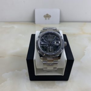 Royal Authentic  Rolex Datejust Men's Watch with Gray Dial
