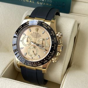 Alternative view of BT Factory's Popular Tape Edition (12 Colors) Now Available, Sounding the Call for Daytona Collectors. Verified by Veteran Watch Enthusiasts:    1. Super 4130 Movement    2. Deep High-Transparency Sapphire Crystal    3. Full Set of Modified Buff Hands    4.Modified C-Ceramic Bezel    5. Glass-Sunk Craftsmanship    6. Fluororubber Strap with Memory Alloy Steel Plate    7. Solid Center Axis Identical to Original    8. 10-Year Fade-Resistant Genuine Gold Plating    9. One Watch, One Code, One Card – Globally Unique Pre-orders are now open. First batch extremely limited. BT Factory consistently creates products with greater value and investment potential for watch enthusiasts. Thank you for your support and encouragement!