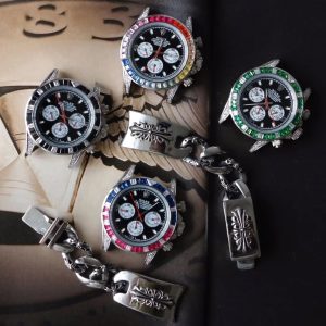 Rolex Daytona Color Diamond Crostar Bracelet